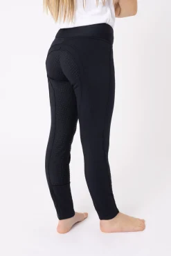Horze Active Kinder Winter Reitleggings mit Silikonvollbesatz*Kinder Reitleggings Für Kinder