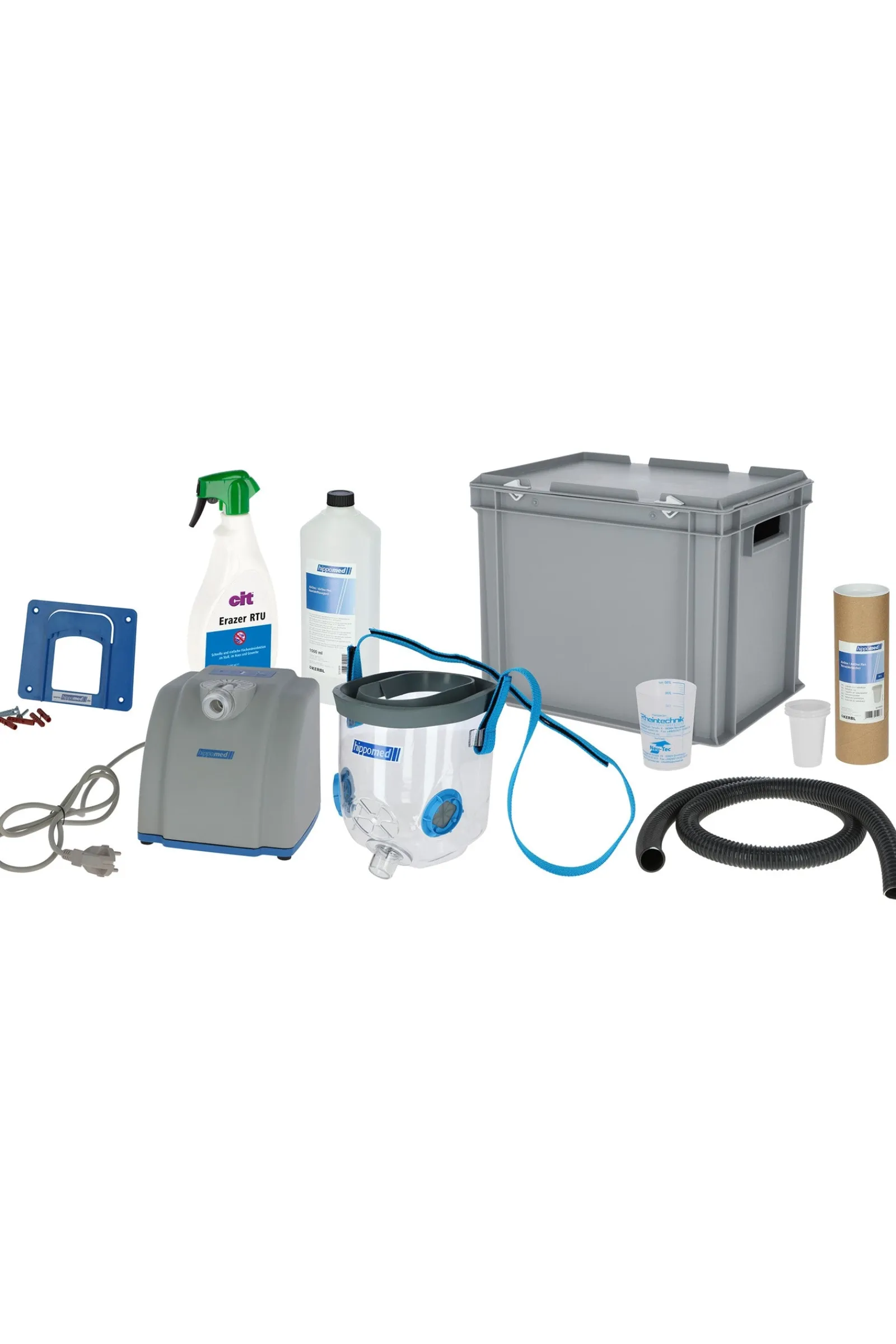 Hippomed AirOne Ultraschall-Inhalator für Pferde mit Maske, Warmblut* Ergänzungsfuttermittel Für Pferde