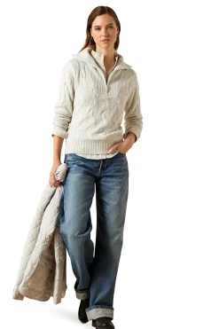 Ariat Alamere Damenpullover mit halbem Reißverschluss*Damen Damenpullover & Hoodies