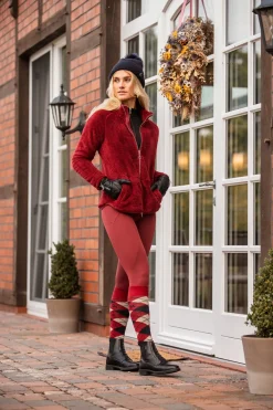 Horze Alana karierte Winterreitstrümpfe* Kniestrümpfe & Reitsocken