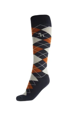 Horze Alana karierte Winterreitstrümpfe* Kniestrümpfe & Reitsocken