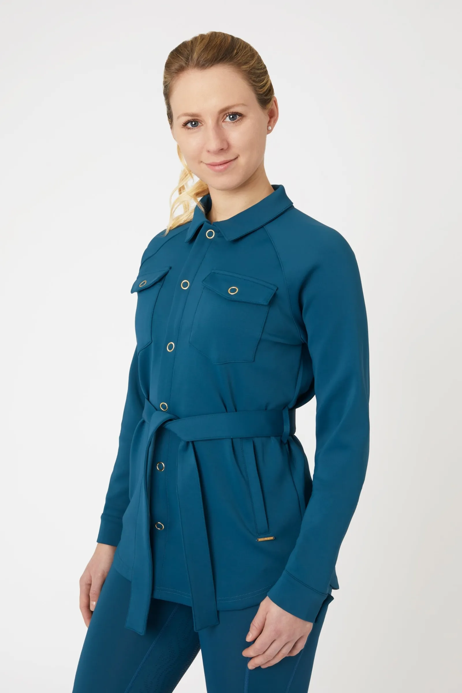 Horze Alyssa Damen Hemdjacke*Damen Damenpullover & Hoodies
