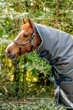 Horseware Amigo Bravo 12 Plus Weidedecke mit abnehmbarem Hals, 400g* Mittelschwere & Schwere Winterdecken