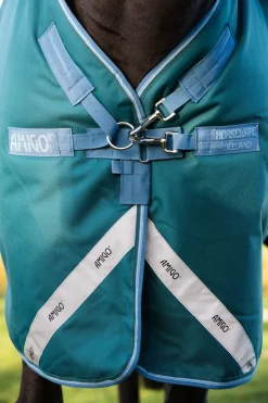 Horseware Amigo Bravo 12 Plus Weidedecke mit abnehmbarem Hals, 400g* Mittelschwere & Schwere Winterdecken