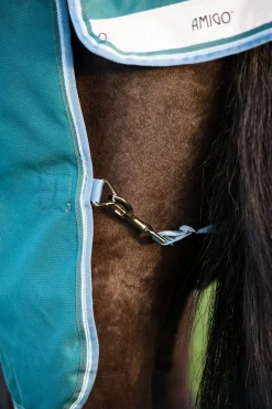 Horseware Amigo Bravo 12 Plus Weidedecke mit abnehmbarem Hals, 400g* Mittelschwere & Schwere Winterdecken