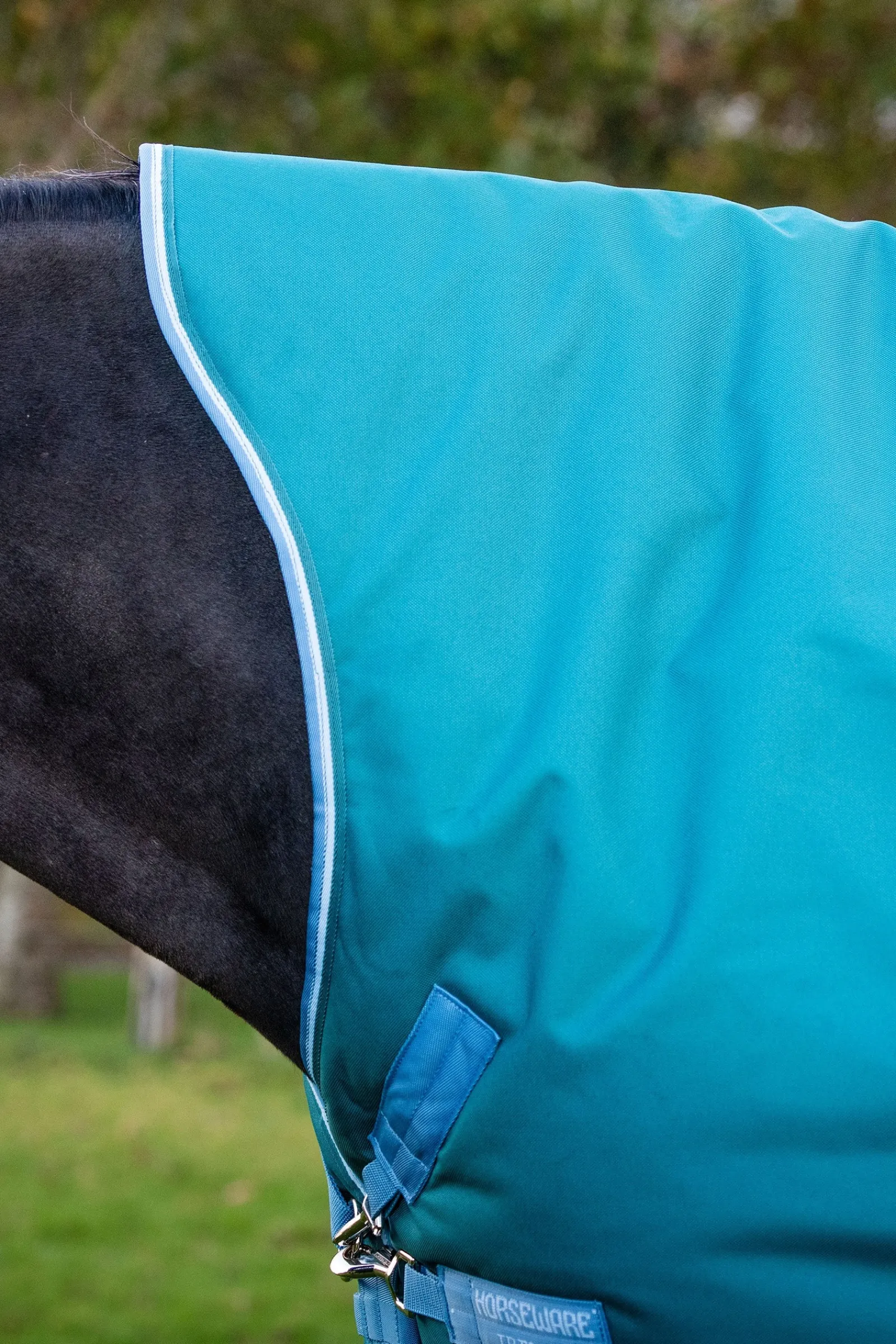 Horseware Amigo Bravo 12 Wug Weidedecke mit hohem Hals, 0 g* Leichte Weidedecken