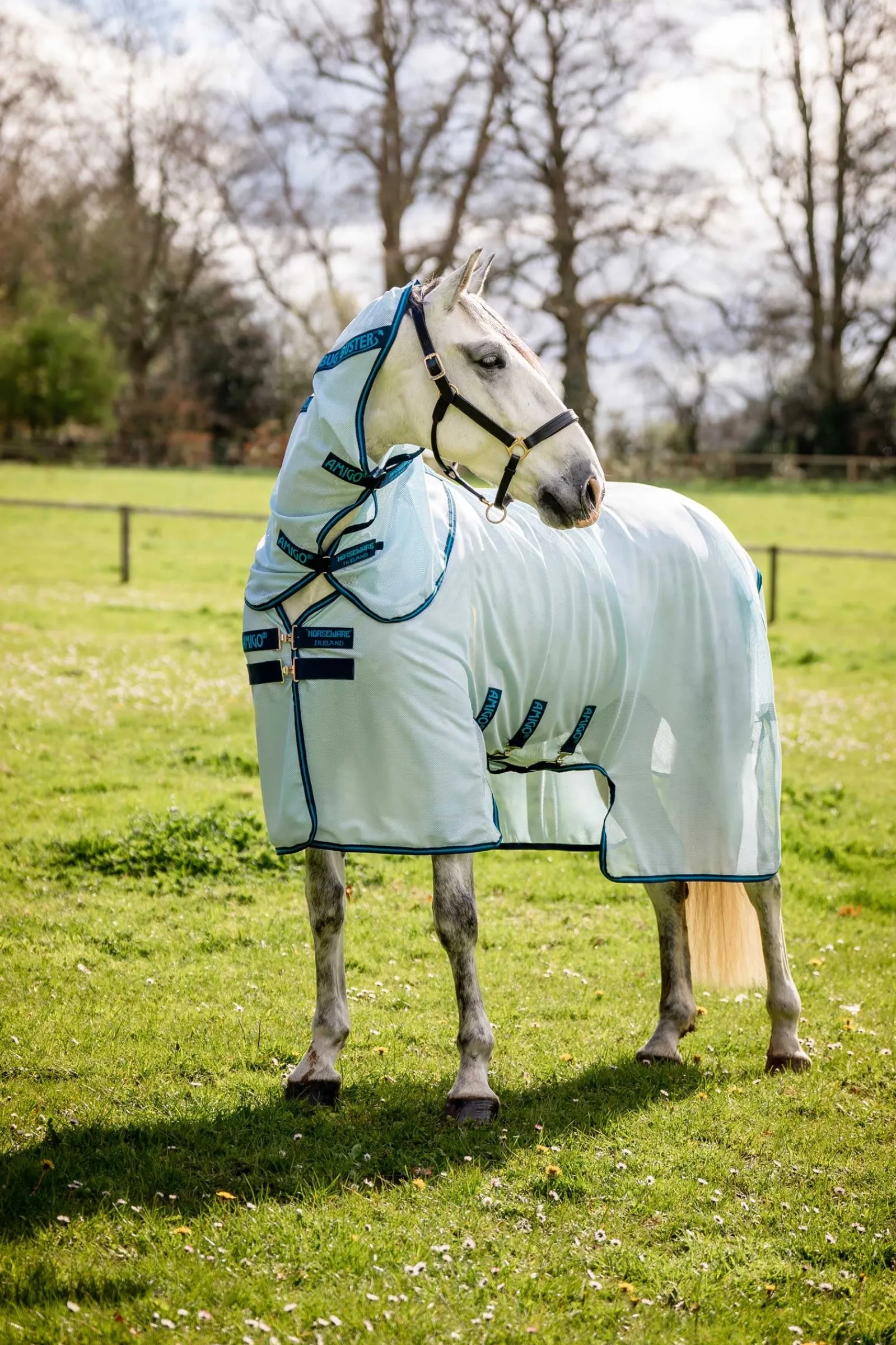 Horseware Amigo Bug Buster Fliegendecke mit abnehmbarem Halsteil* Fliegendecken
