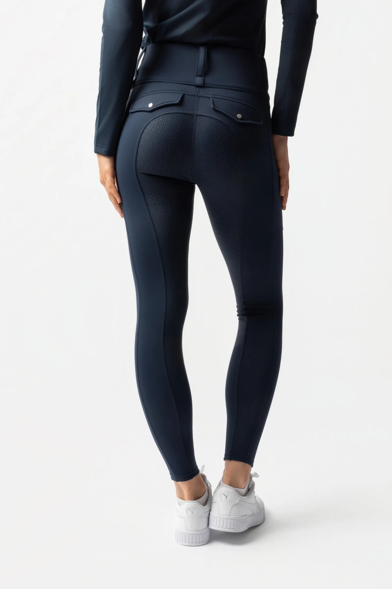 Horze Anya Damen Hybrid Thermo-Reithose mit Fullgrip*Damen Reitleggings Für Damen