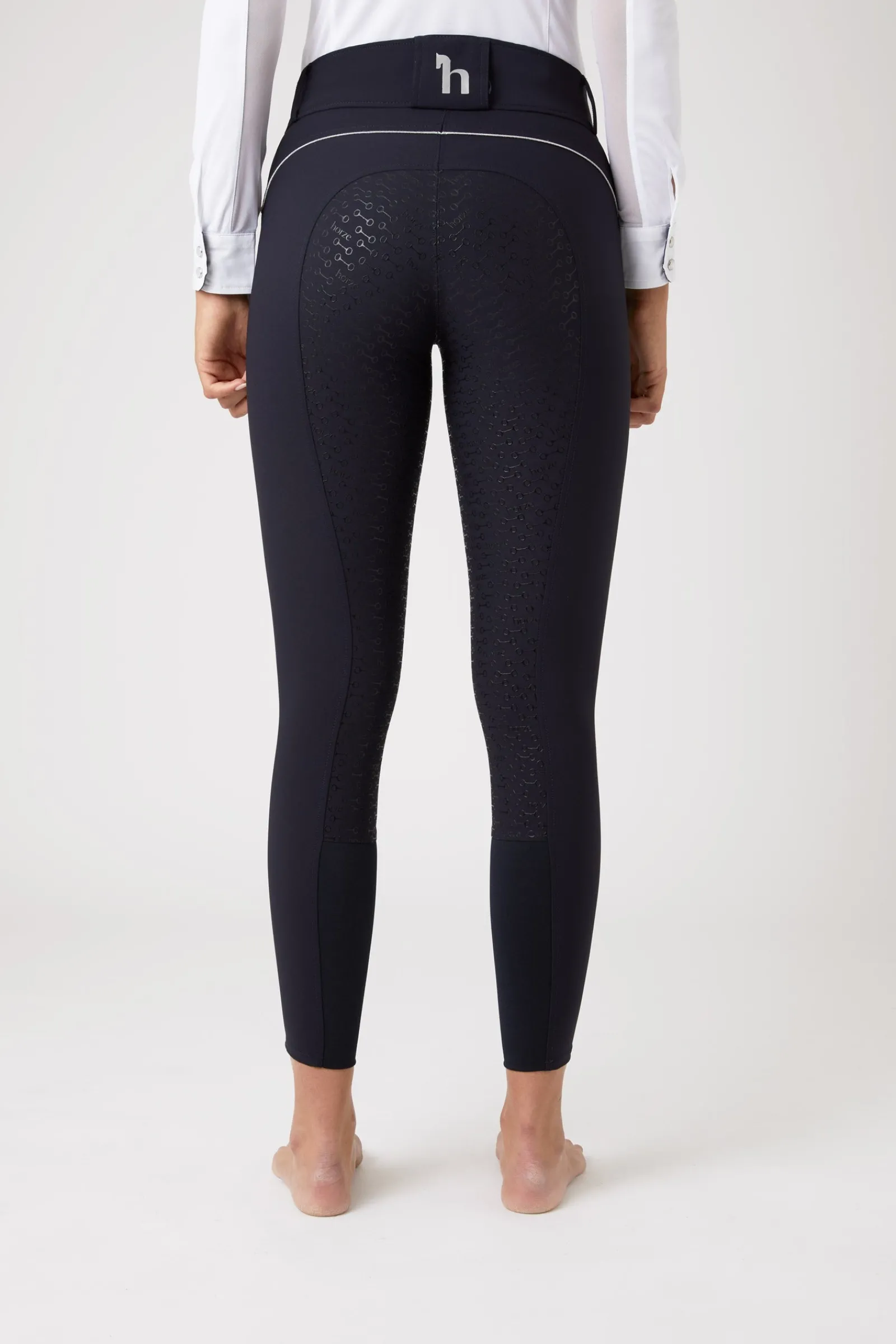 Horze Aubrey Damen Reithose mit Silikonvollbesatz und hohem Bund*Damen Reithose Für Damen Mit Vollbesatz