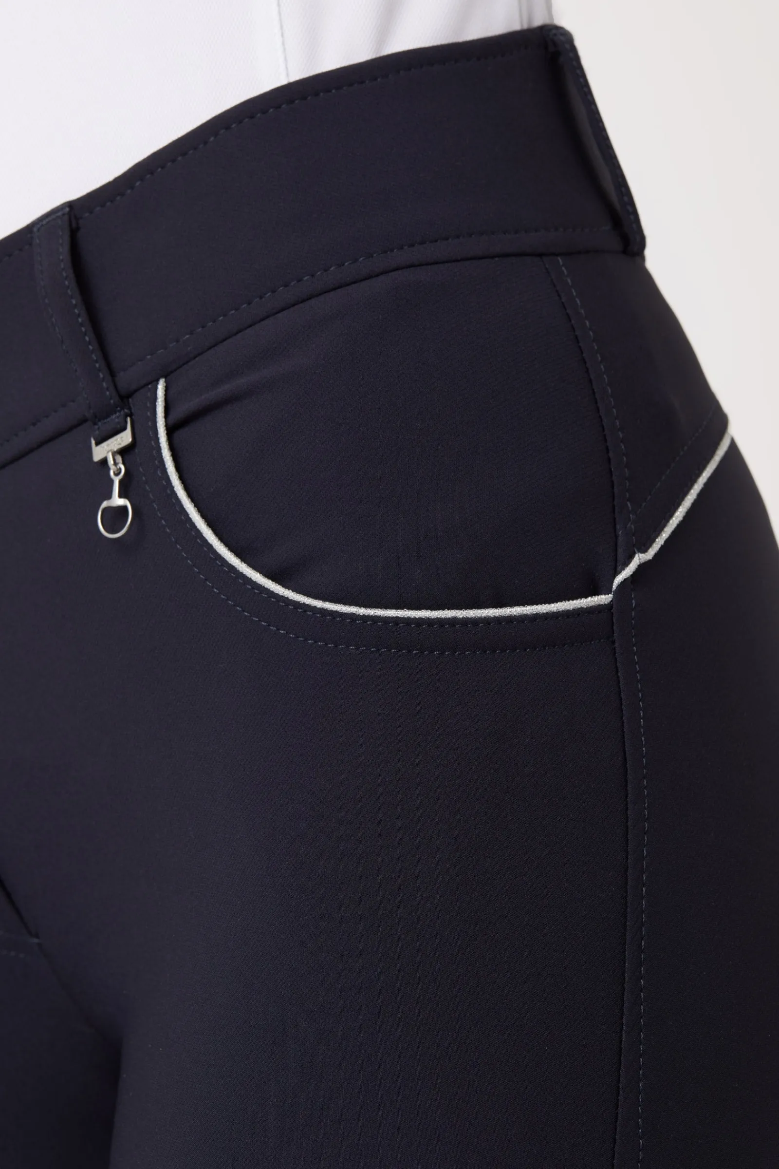 Horze Aubrey Damen Reithose mit Silikonvollbesatz und hohem Bund*Damen Reithose Für Damen Mit Vollbesatz