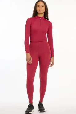 LeMieux Baselayer mit Reißverschluss*Damen Shirts & Polos Für Damen