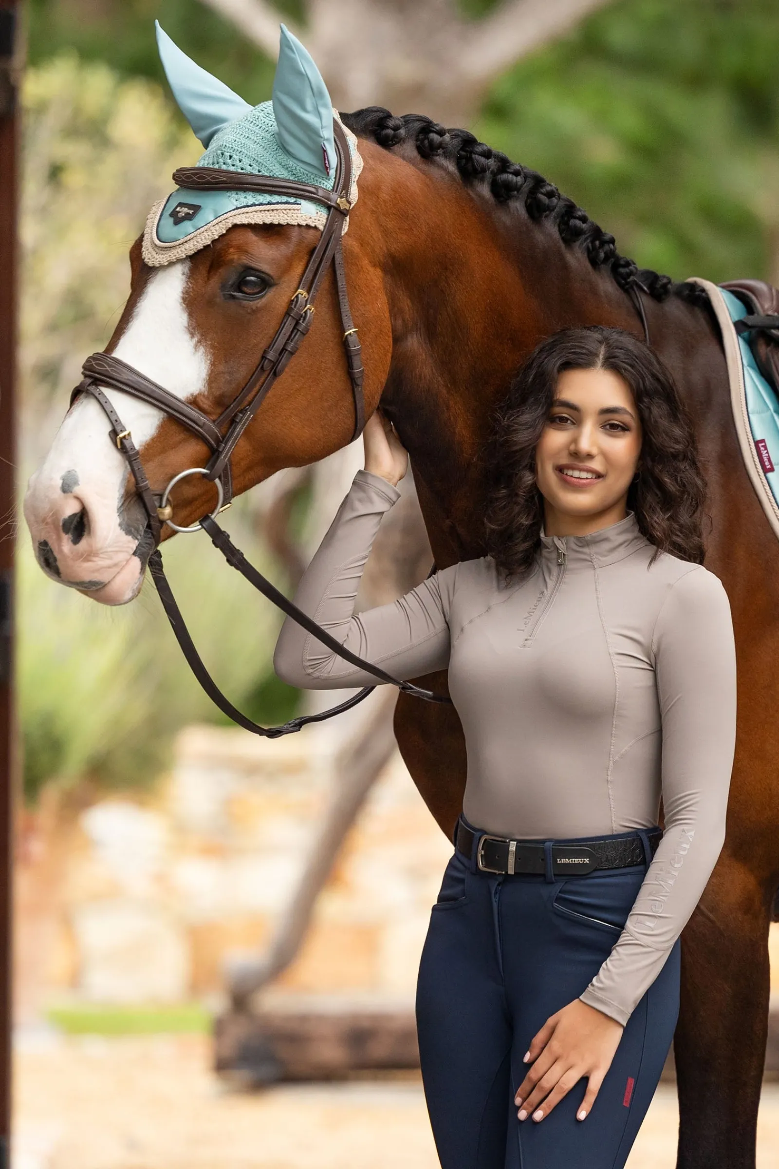LeMieux Baselayer mit Reißverschluss*Damen Shirts & Polos Für Damen