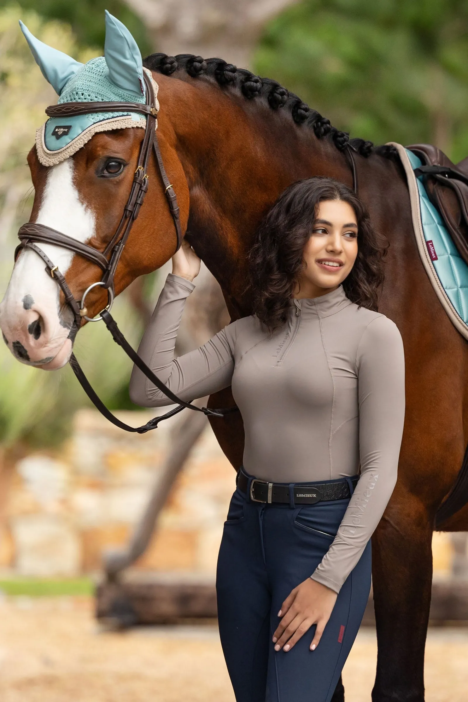 LeMieux Baselayer mit Reißverschluss*Damen Shirts & Polos Für Damen