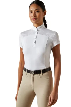 Ariat Bellatrix Damen-Turniershirt mit kurzen Ärmeln*Damen Shirts & Polos Für Damen