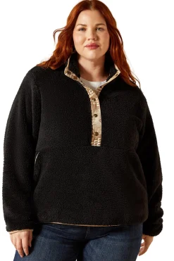 Ariat Berber Snap Damenpullover mit halber Knopfleiste*Damen Damenpullover & Hoodies