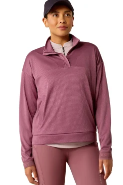 Ariat Breathe Damen Sweatshirt mit 1/2 Reißverschluss*Damen Shirts & Polos Für Damen