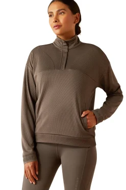 Ariat Breathe Damen Sweatshirt mit 1/2 Reißverschluss*Damen Shirts & Polos Für Damen
