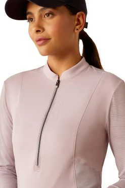 Ariat Breathe Damen-Funktionsshirt mit langen Ärmeln und 1/4 Reißverschluss*Damen Shirts & Polos Für Damen