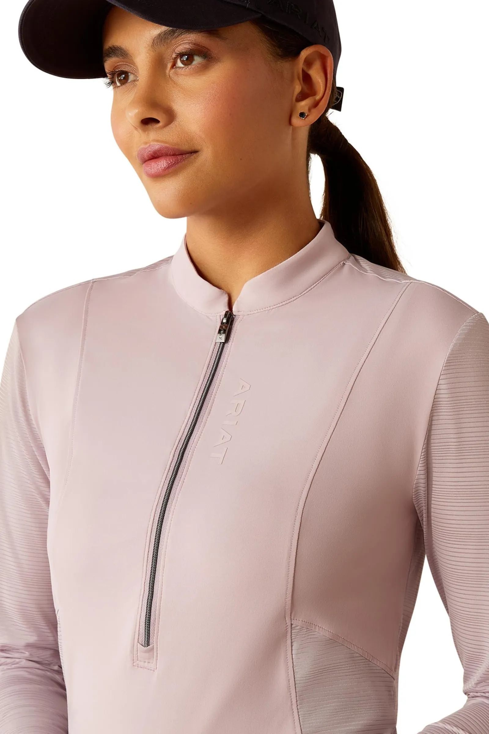 Ariat Breathe Damen-Funktionsshirt mit langen Ärmeln und 1/4 Reißverschluss*Damen Shirts & Polos Für Damen