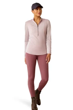 Ariat Breathe Damen-Funktionsshirt mit langen Ärmeln und 1/4 Reißverschluss*Damen Shirts & Polos Für Damen