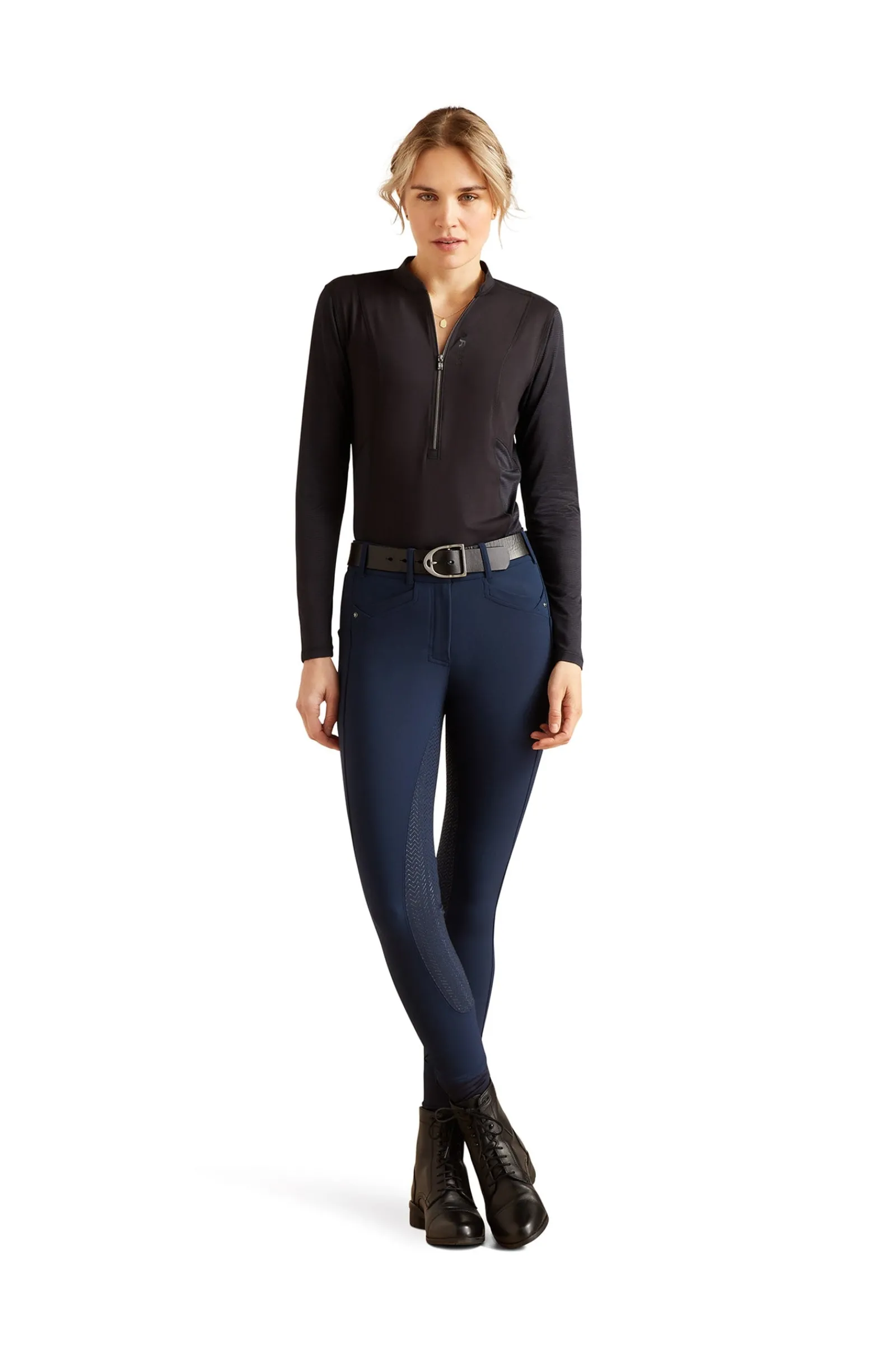 Ariat Breathe Damen-Funktionsshirt mit langen Ärmeln und 1/4 Reißverschluss*Damen Shirts & Polos Für Damen