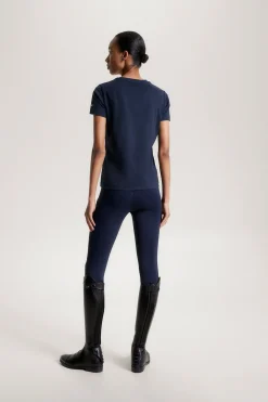 Tommy Hilfiger Equestrian Brooklyn Kurzarm-T-Shirt mit Motiv*Damen Shirts & Polos Für Damen