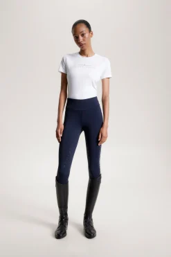 Tommy Hilfiger Equestrian Brooklyn Kurzarm-T-Shirt mit Motiv*Damen Shirts & Polos Für Damen