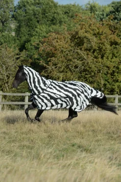 Bucas Buzz-Off Zebra Fliegendecke mit abnehmbarem Halsteil* Fliegendecken