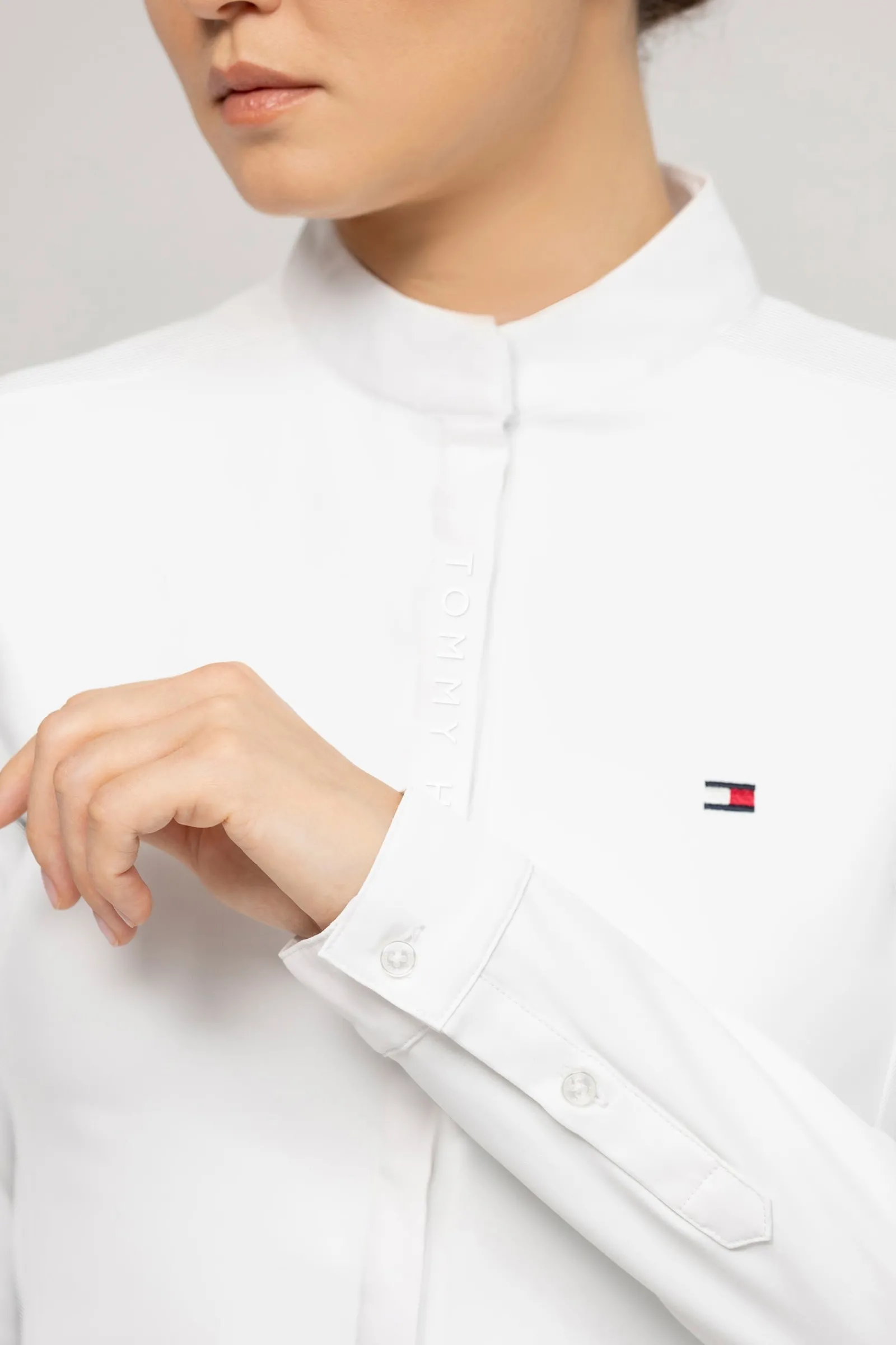 Tommy Hilfiger Equestrian Charlotte Damen Turniershirt mit Knopfleiste*Damen Shirts & Polos Für Damen