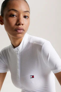 Tommy Hilfiger Equestrian Chelsea Kühlendes Kurzarm-Poloshirt mit Logo*Damen Shirts & Polos Für Damen
