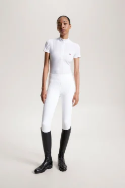 Tommy Hilfiger Equestrian Chelsea Kühlendes Kurzarm-Poloshirt mit Logo*Damen Shirts & Polos Für Damen