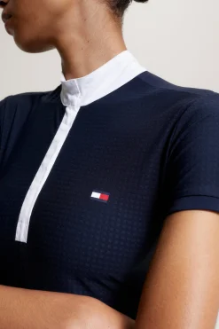 Tommy Hilfiger Equestrian Chelsea Kühlendes Kurzarm-Poloshirt mit Logo*Damen Shirts & Polos Für Damen