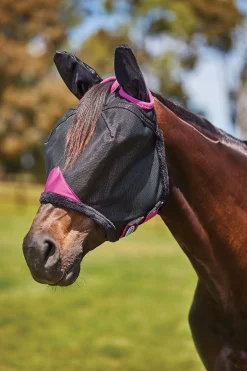 Weatherbeeta Comfitec Deluxe Durable Mesh Maske mit Ohren* Fliegenmasken & Fliegenfransen