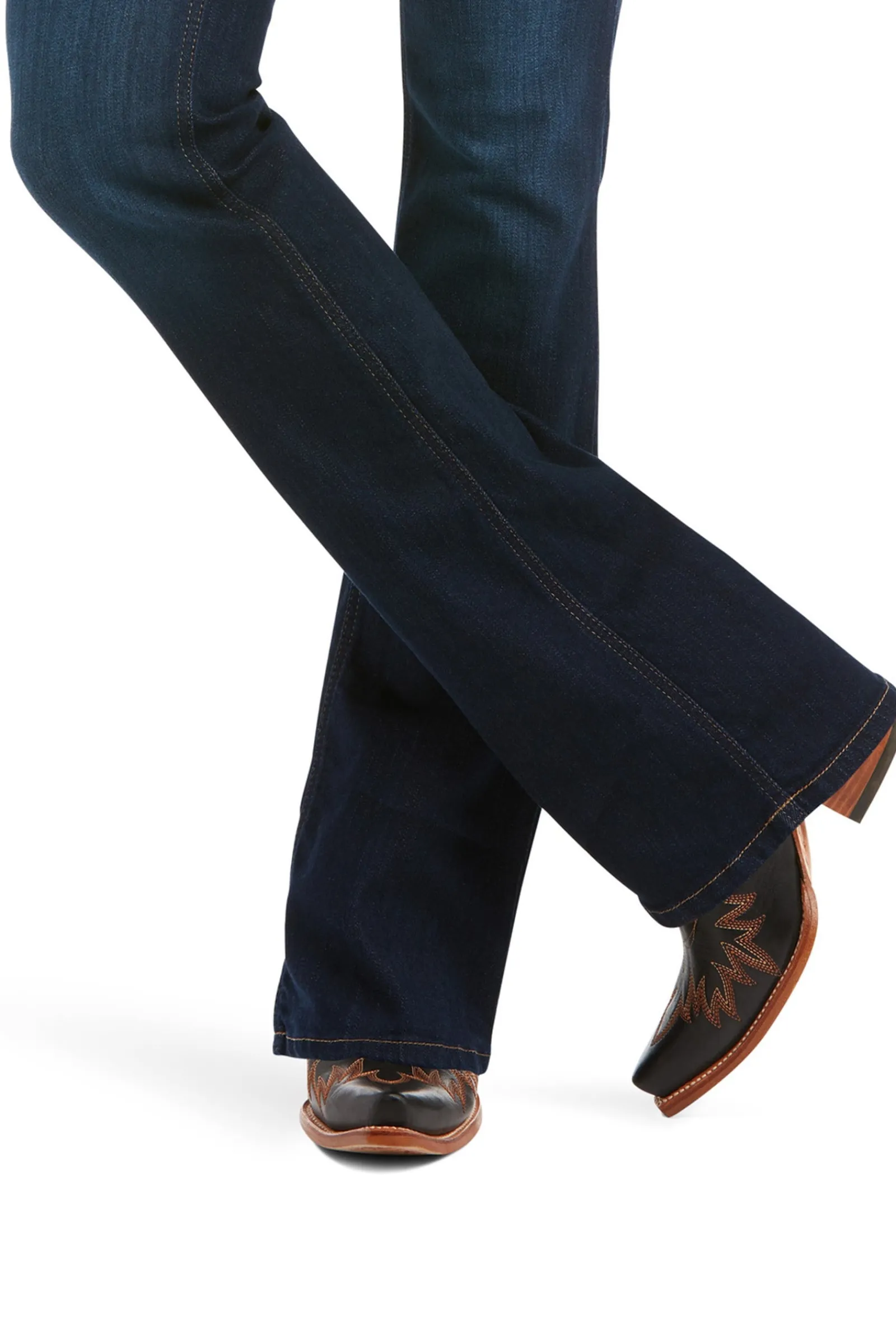 Ariat Damen Real High Rise Ballary Bootcut Jeans*Damen Reithose Für Damen Mit Vollbesatz