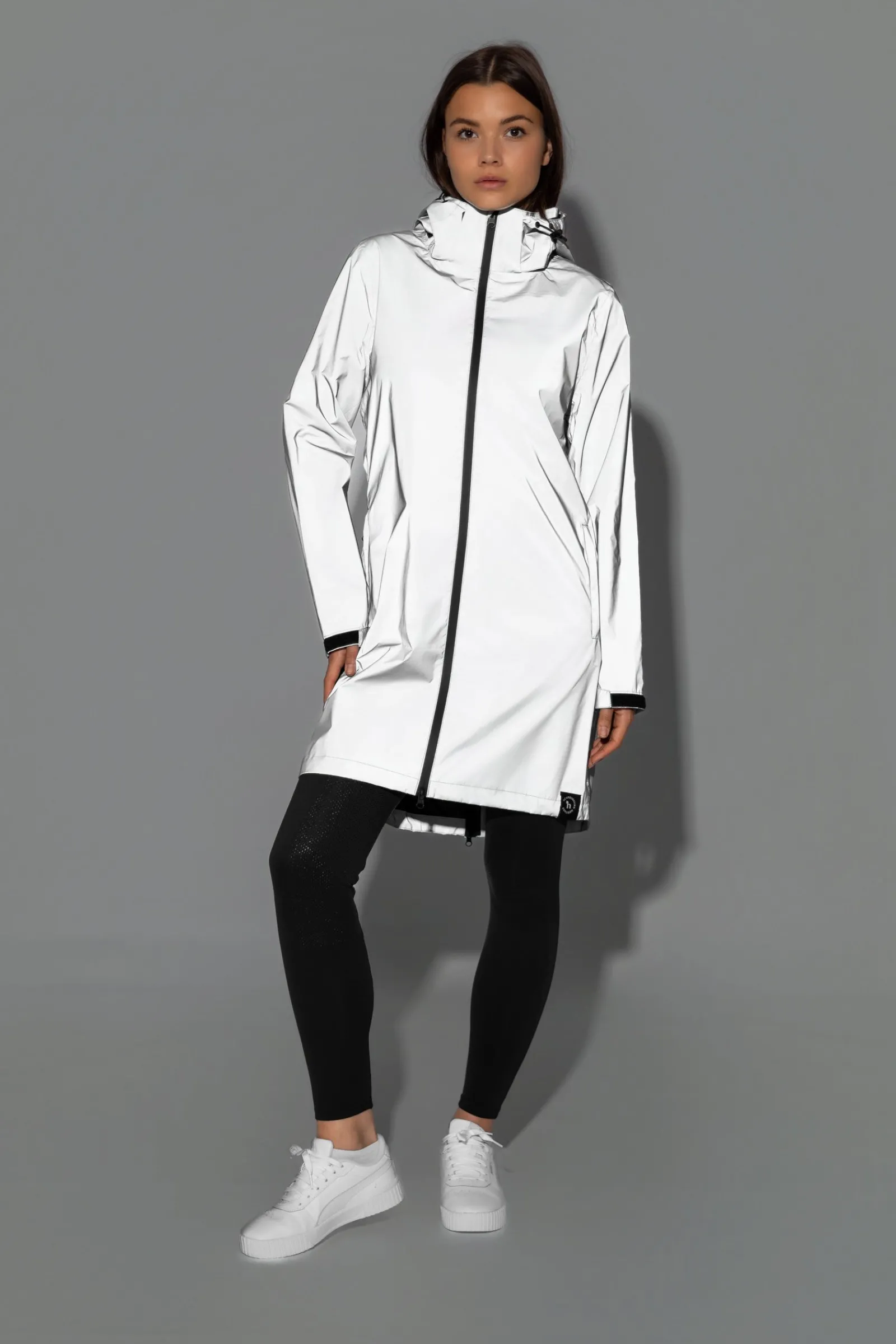 Horze Damen reflektierender Regenmantel*Damen Mäntel & Jacken Für Damen