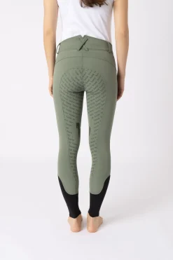 Horze Damen Reithose mit Silikonvollbesatz und hohem Bund*Damen Reithose Für Damen Mit Vollbesatz