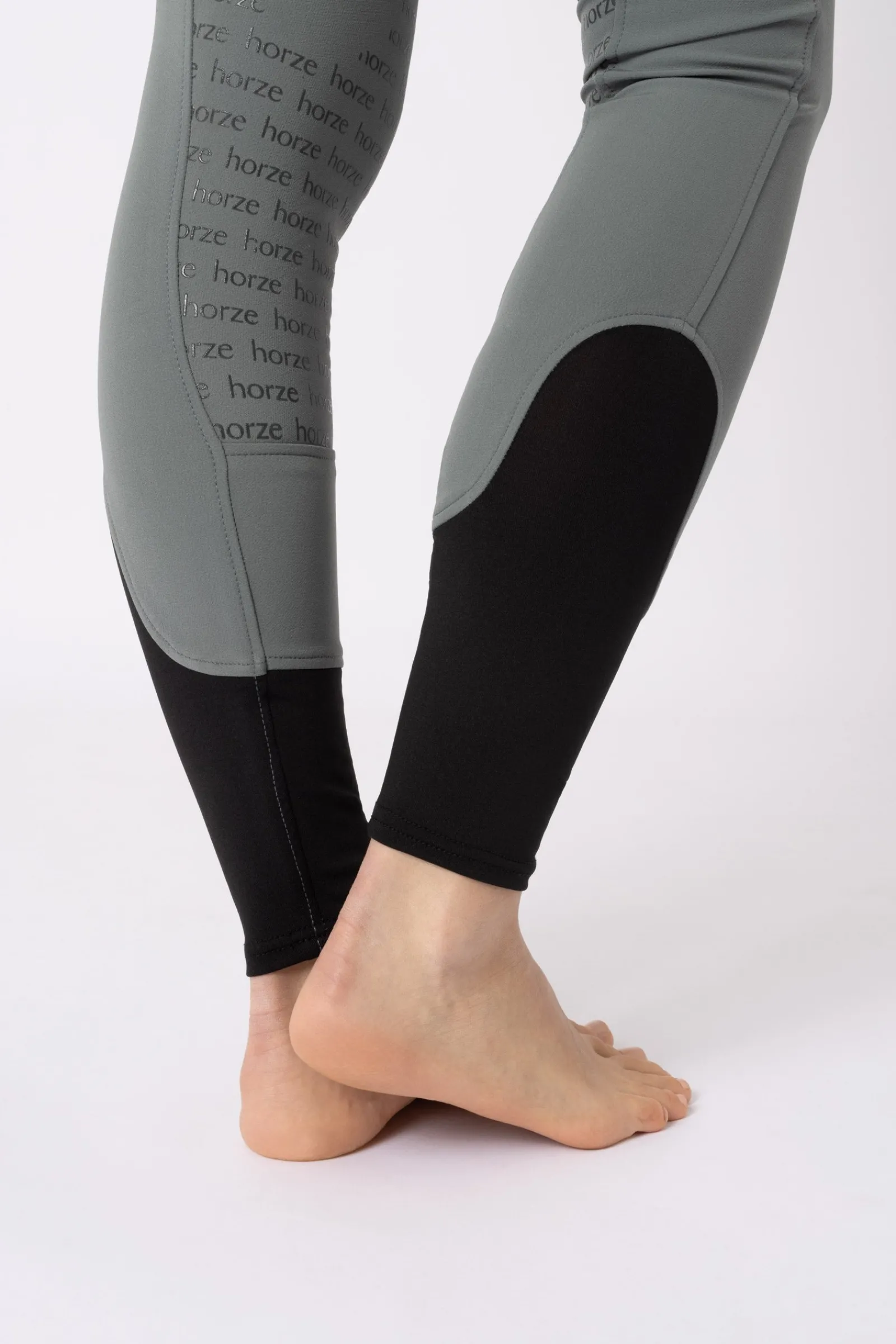 Horze Damen Reithose mit Silikonvollbesatz und hohem Bund*Damen Reithose Für Damen Mit Vollbesatz