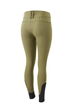 Horze Damen Vollbesatzreithose mit hohem Bund und Kristallen*Damen Reithose Für Damen Mit Vollbesatz