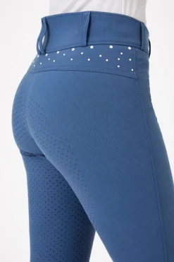 Horze Damen Vollbesatzreithose mit hohem Bund und Kristallen*Damen Reithose Für Damen Mit Vollbesatz