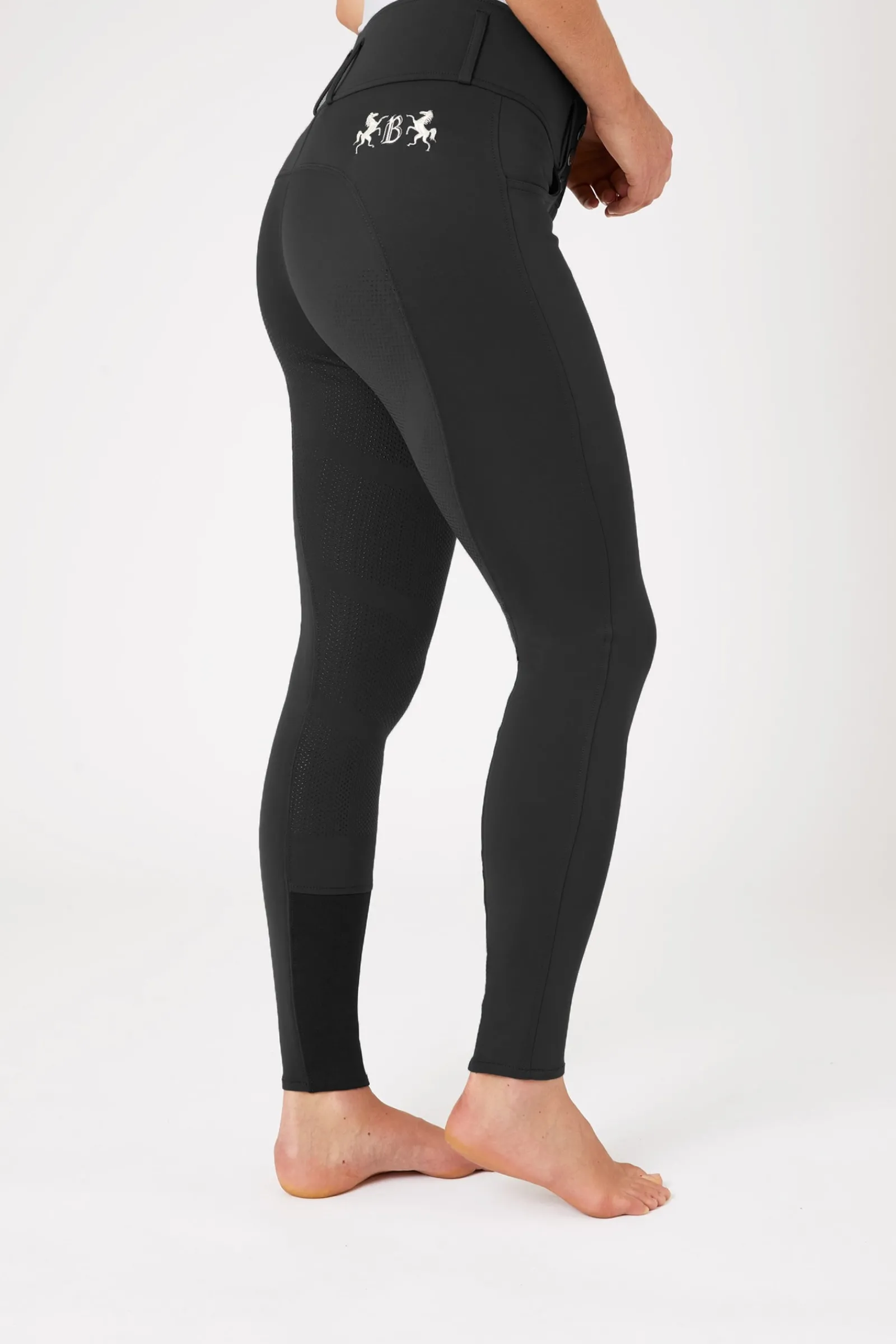 B Vertigo Damenreithose Meghan mit hohem Bund und Vollbesatz UPF 50+*Damen Reithose Für Damen Mit Vollbesatz