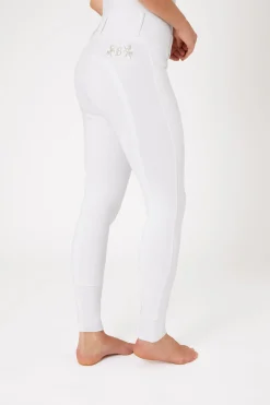 B Vertigo Damenreithose Meghan mit hohem Bund und Vollbesatz UPF 50+*Damen Reithose Für Damen Mit Vollbesatz