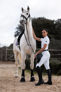 Horze Damenreitleggings Anya mit Vollbesatz aus Silikon UPF 50+*Damen Reitleggings Für Damen