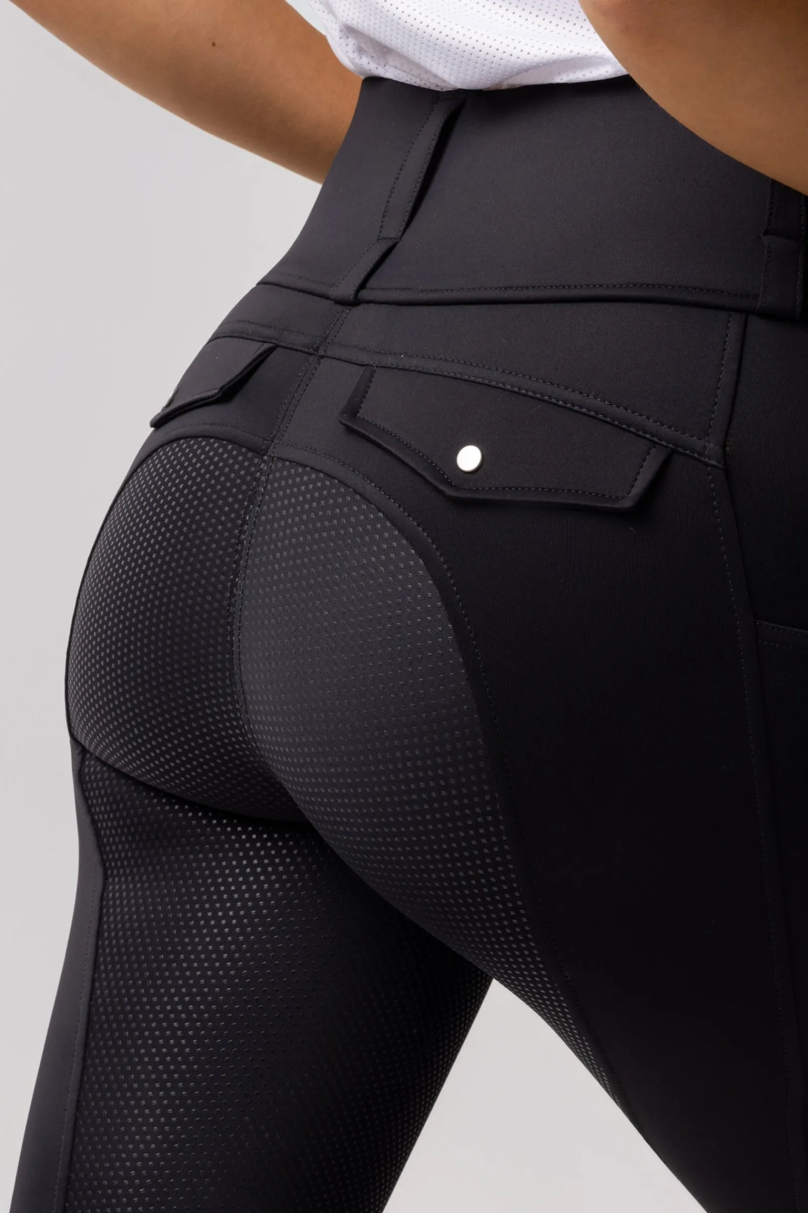Horze Damenreitleggings Anya mit Vollbesatz aus Silikon UPF 50+*Damen Reitleggings Für Damen