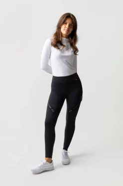 B Vertigo Damenreitleggings Jenny mit Vollbesatz aus Silikon UPF 40+*Damen Reitleggings Für Damen