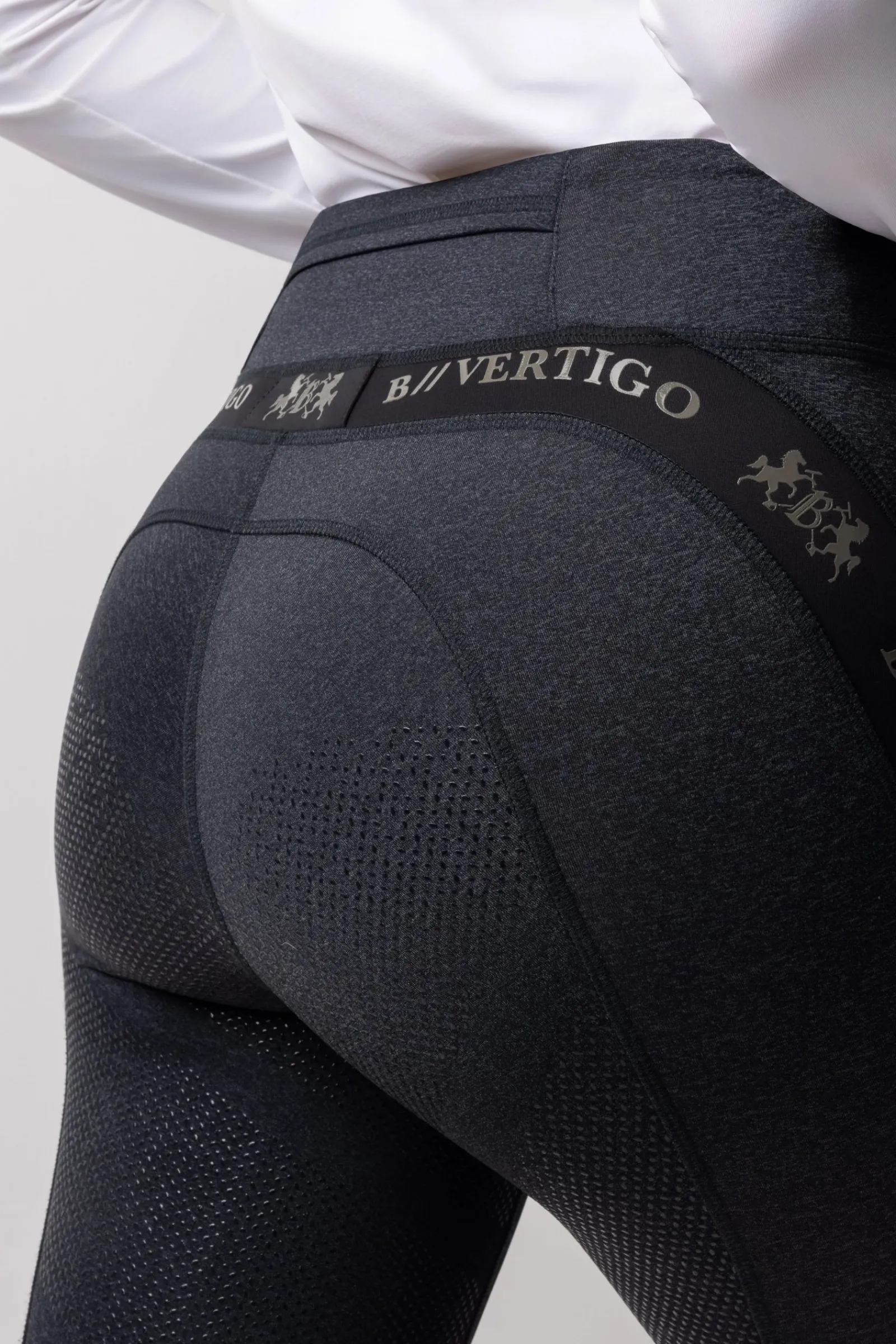 B Vertigo Damenreitleggings Jenny mit Vollbesatz aus Silikon UPF 40+*Damen Reitleggings Für Damen