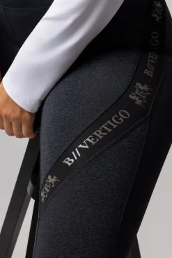 B Vertigo Damenreitleggings Jenny mit Vollbesatz aus Silikon UPF 40+*Damen Reitleggings Für Damen