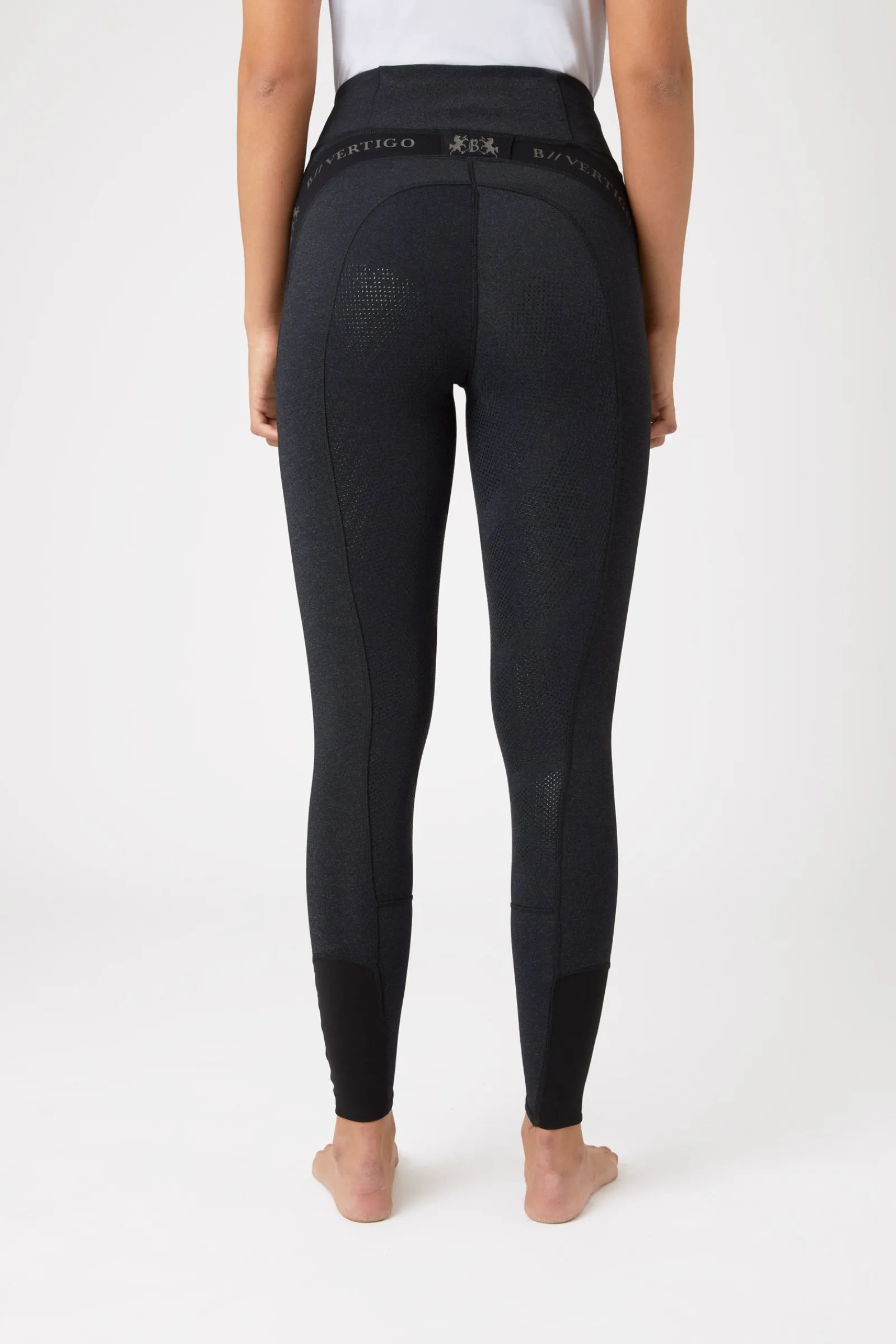 B Vertigo Damenreitleggings Jenny mit Vollbesatz aus Silikon UPF 40+*Damen Reitleggings Für Damen