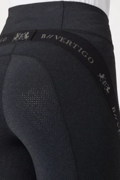 B Vertigo Damenreitleggings Jenny mit Vollbesatz aus Silikon UPF 40+*Damen Reitleggings Für Damen