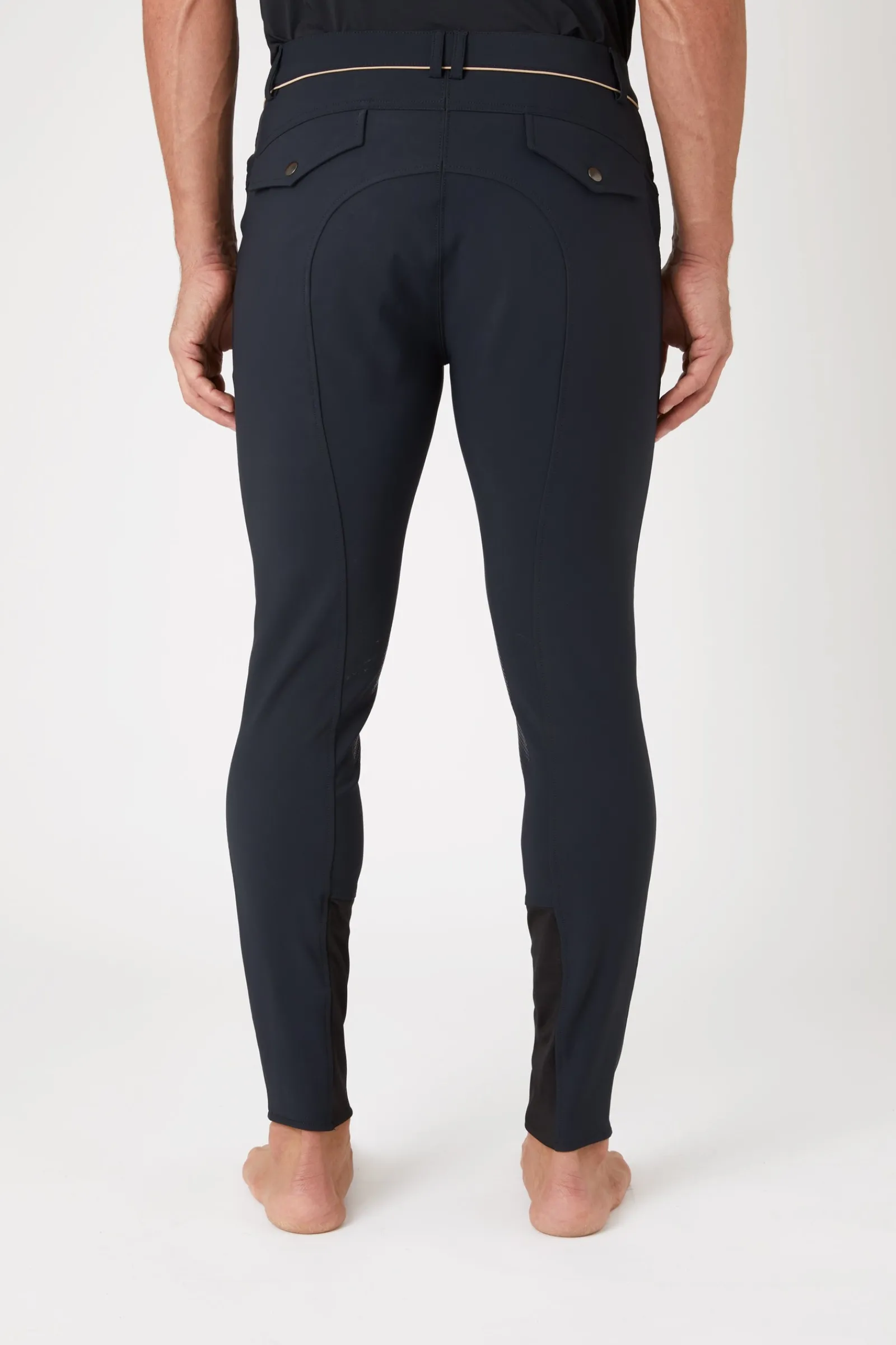 B Vertigo Damien Herrenreithose mit Kniebesatz UPF 40+*Herren Reithosen Für Herren