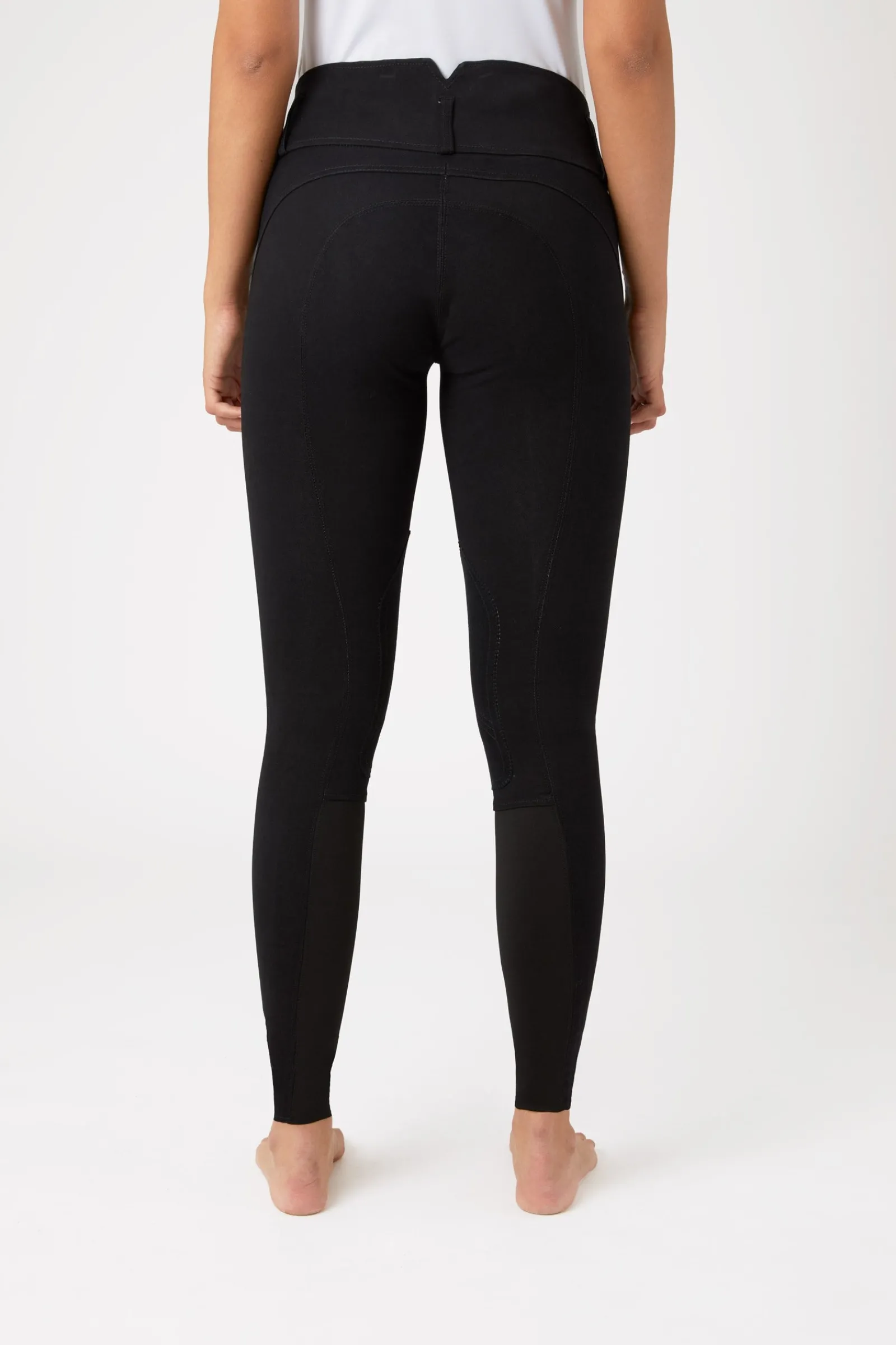 Horze Daniela Damenreithose mit Kniebesatz aus Synthetikleder*Damen Reithose Für Damen Mit Kniebesatz